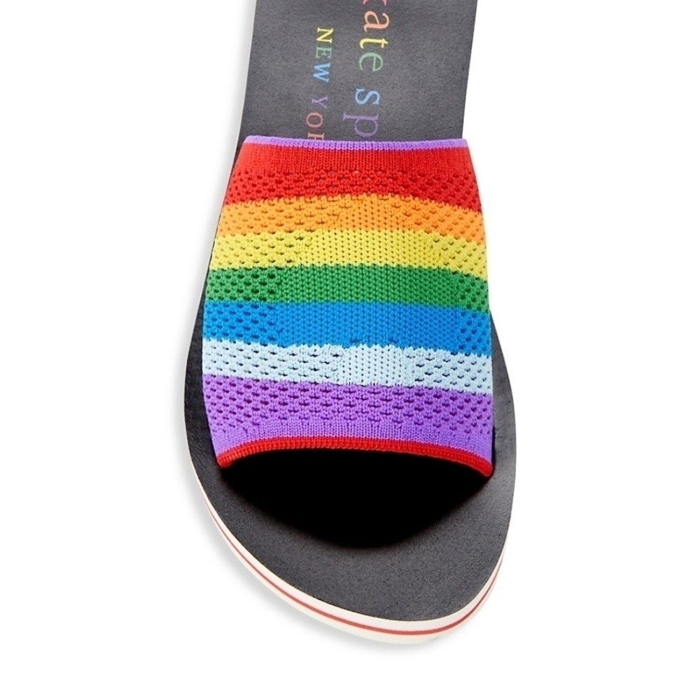 kate spade new york Spectrum Rainbow Sandals size 7 new in box - Picture 5 of 8